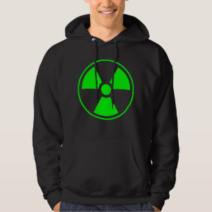 Symbool voor nucleaire radioactieve straling in gr hoodie