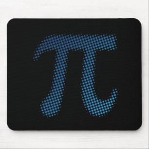 Symbool voor pi-nummer muismat