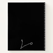 Symbool voor pisces constellation & Zodiac Notitieboek (Achterkant)