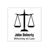 Symbool voor rechters | rubberstempel (Afrduk)