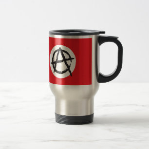 Symbool voor rood, wit en zwart vlaggensymbool reisbeker