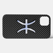 Symbool voor spisserij op koolstofvezelstijl Case-Mate iPhone case (Achterkant (horizontaal))