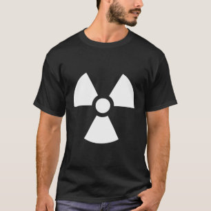 Symbool voor stralingsgevaar t-shirt