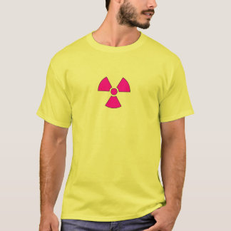 Symbool voor stralingsgevaar t-shirt
