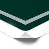 Symbool voor zinkscheikundige scheikundeformules, perfect poster (Hoek)