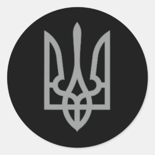 Symbool Zelensky Ronde Sticker