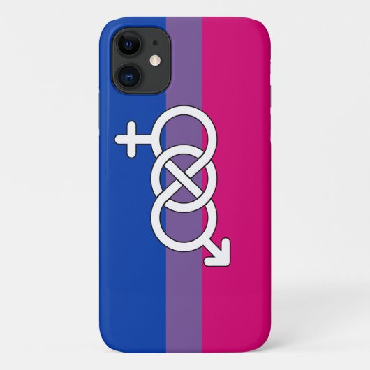 Symboolmarkering op basis van bisexual Pride Case-Mate iPhone Case (Achterkant)