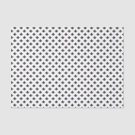 Symboolpatroon Fleur De Lis Tissuepapier (Voorkant)