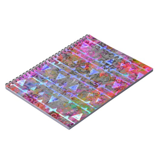 Symboolpatroon Waterverf Aztec Notitieboek (Linkerzijde)