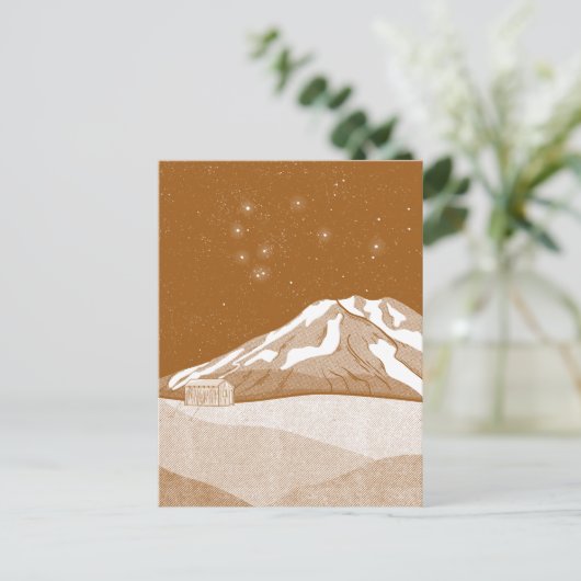 Syme Hut Mount Taranaki Briefkaart (Staand voorkant)