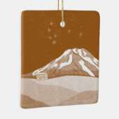 Syme Hut Mount Taranaki Keramisch Ornament (Rechts)