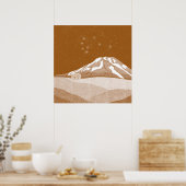 Syme Hut Mount Taranaki Poster (Keuken)