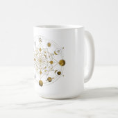Symétrie cosmique – Mug Espace Mandala Céleste (Devant droit)