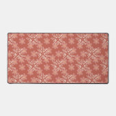 Symétrie florale Boho chaude - Tons naturels (Recto)