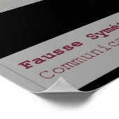 Symetrie-Poster vervormen Poster (Hoek)