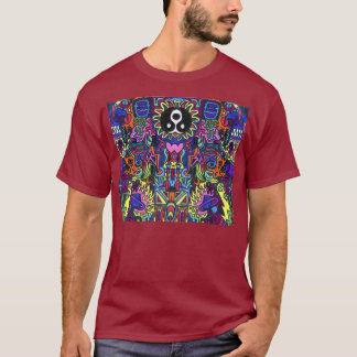 Symetrische Abstracte T-shirt