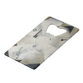 Symfonie 1915 kredietkaart flessenopener (Voorkant Gekanteld)