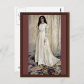 Symfonie nr. 1 in witte meisjes door James Abb Briefkaart (Voorkant / Achterkant)