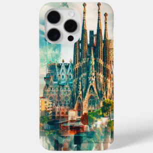 Symfonie van Barcelona: Sagrada Familia iPhone 15 Pro Max Hoesje