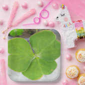 Symfonie van bladeren: 9-inch vierkant papier Bord (Feest)