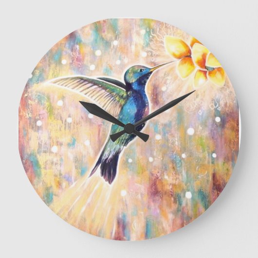 Symfonie van de Hummingbird Clock Grote Klok (Voorkant)