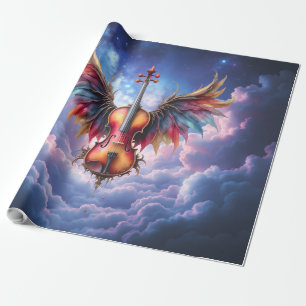 Symfonie van de Maanverlichte Hemel Cadeaupapier