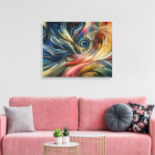 Symfonie van de Maestro Canvas Afdruk (Insitu (Woonkamer))