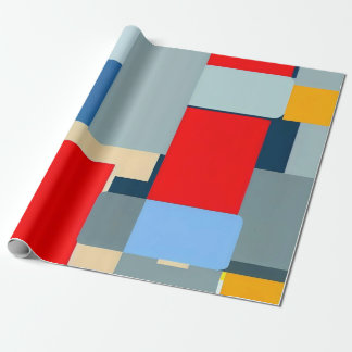 Symfonie van de pleinen cadeaupapier