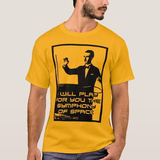 Symfonie van de ruimte t-shirt (Voorkant)