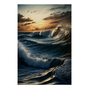 Symfonie van golven perfect poster