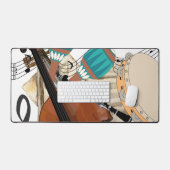 Symfonie van instrumenten bureaumat (Keyboard & Muis)