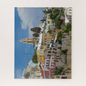 Symi Architecture Greek Island Puzzle (Vertical)