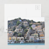 Symi - Griekenland Briefkaart (Voorkant / Achterkant)