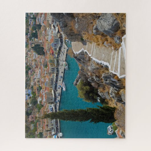 Symi Grieks eiland Puzzle Legpuzzel (Verticaal)