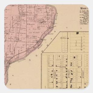 Symmes Mt Pleasant, Ohio Vierkante Sticker