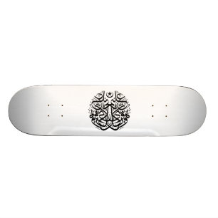 Symmetrie bij arabische thuluth calligrafie skateboard