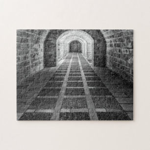 Symmetrie in zwart-wit legpuzzel