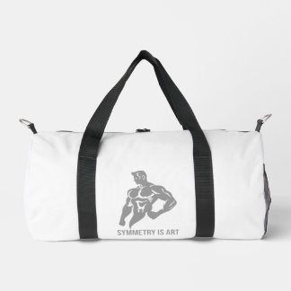 Symmetrie is kunst Gouden tijdperk bodybuilding mo Plunjezak