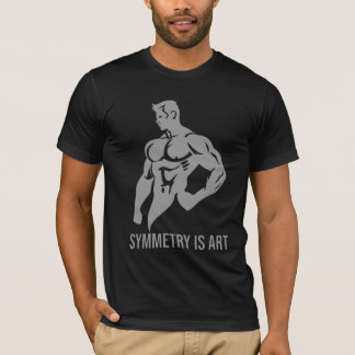 Symmetrie is kunst Gouden tijdperk bodybuilding mo T-shirt
