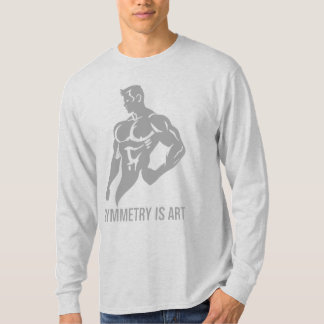 Symmetrie is kunst Gouden tijdperk bodybuilding mo T-shirt