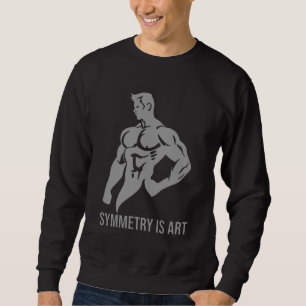 Symmetrie is kunst Gouden tijdperk Bodybuilding Mo Trui