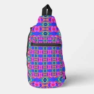 Symmetrie Print gesneden naaizak Sling Bag