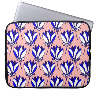 Symmetrisch bloemmotief: Kleurrijk  motief Laptop Sleeve