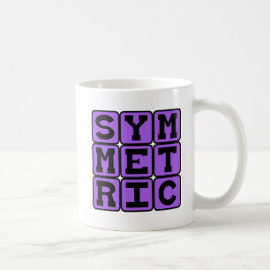 Symmetrisch, Spiegelsymmetrisch Koffiemok