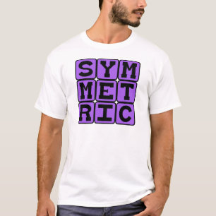 Symmetrisch, Spiegelsymmetrisch T-shirt