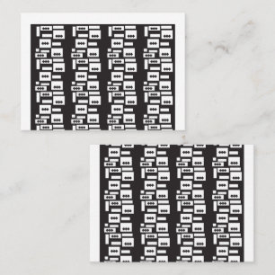 Symmetrisch wit geometrisch ontwerp met helder, he plaatskaartje