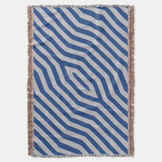 Symmetrische diagonale strepen achtergrond 6 deken (Voorkant Verticaal)