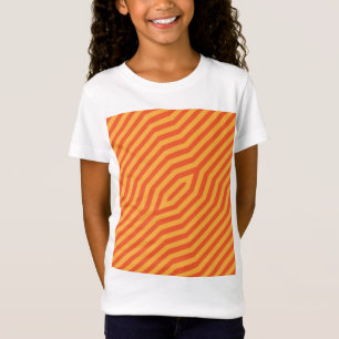 Symmetrische diagonale strepen achtergrond 8 t-shirt