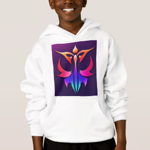 Symmetrische Dragon Logo T-shirt – Modern Minimali