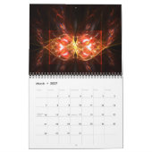 Symmetrische fractals 2014 kalender (Mar 2027)
